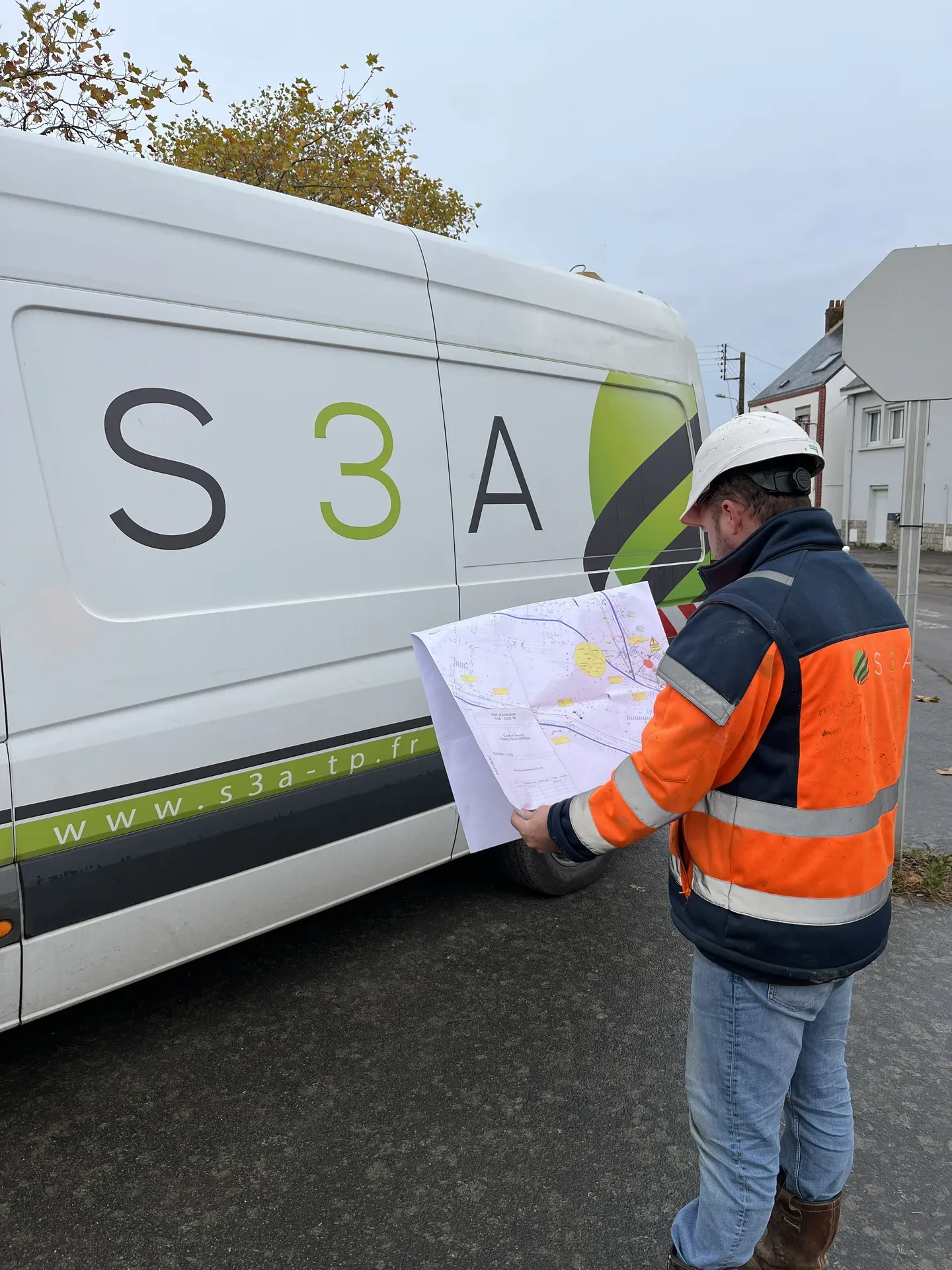 Équipe S3A – entreprise de travaux publics à Trignac, Loire-Atlantique